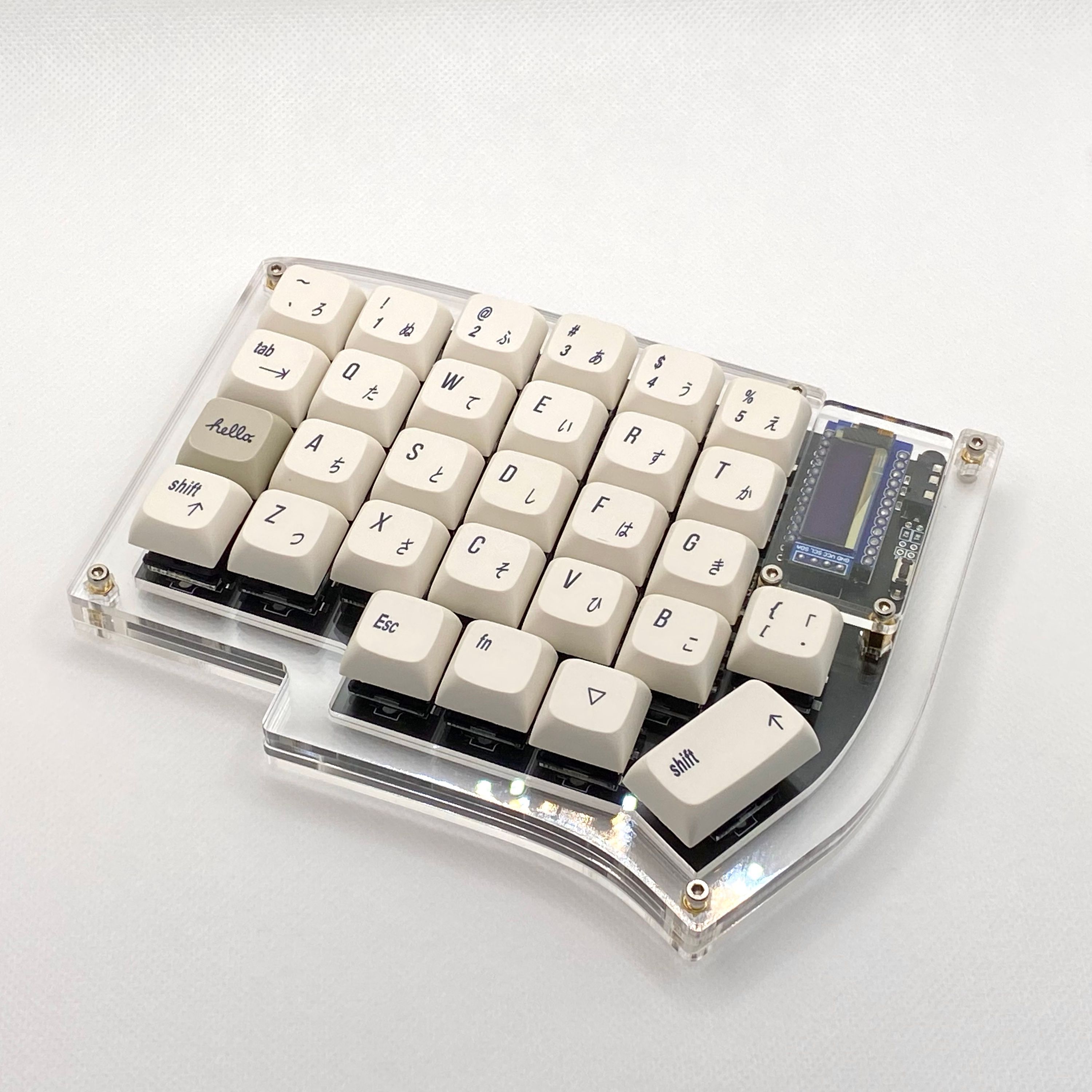 Lily58 Pro Stacked Acrylic Mid-Profile Case Kit - Image 5