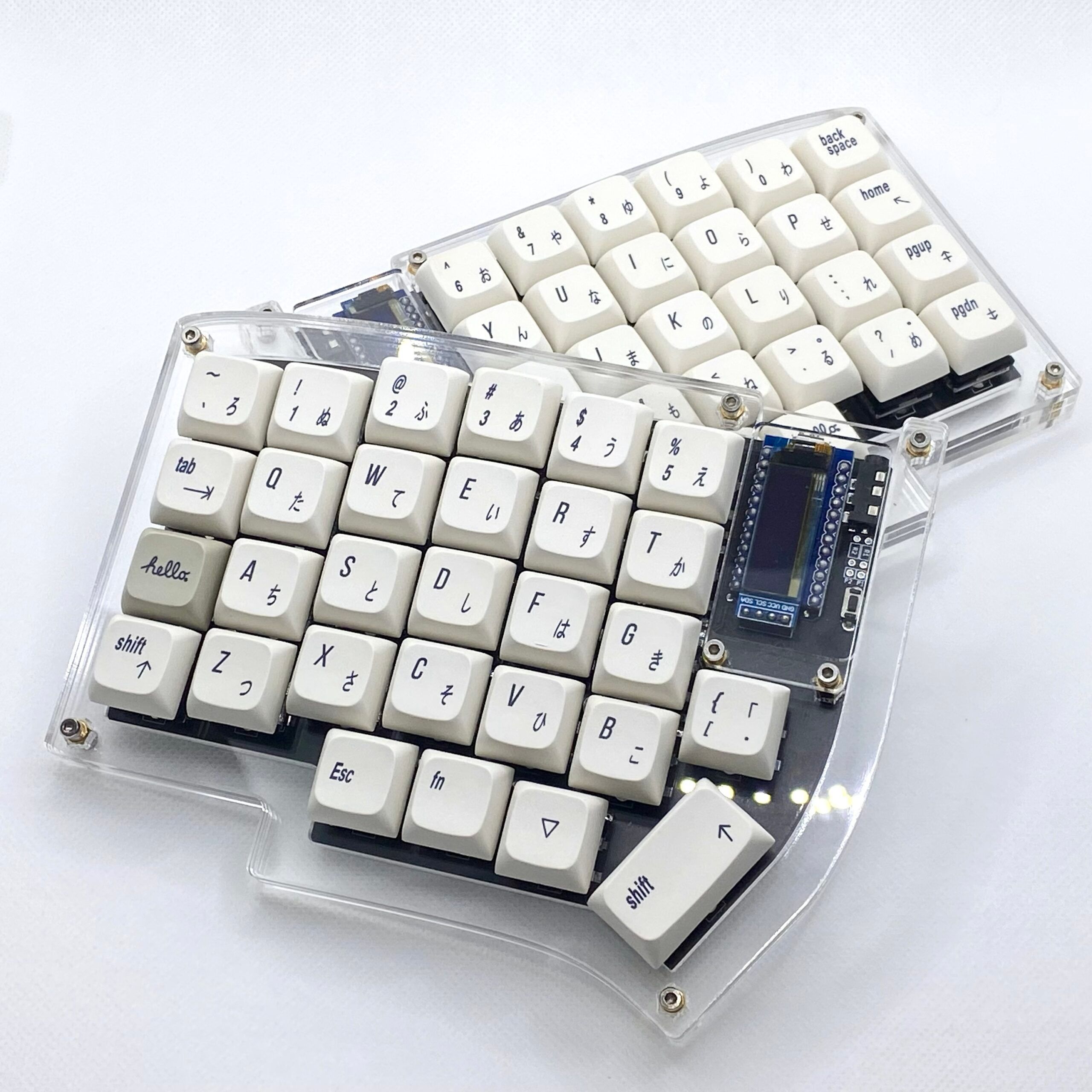 Lily58 Pro Stacked Acrylic Mid-Profile Case Kit - Image 3