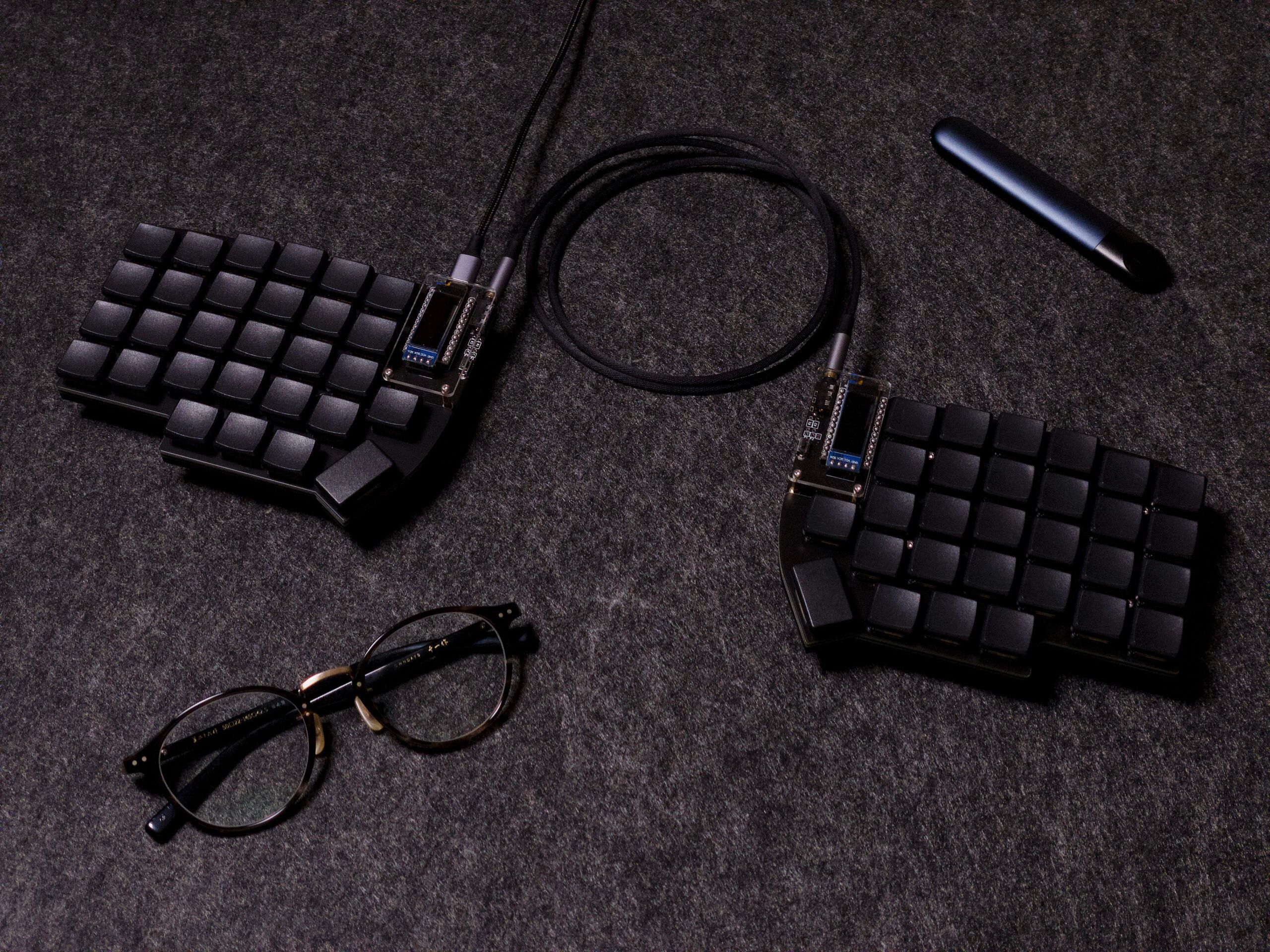 Lily58 Pro Choc Low-profile Hotswap Complete Split Keyboard